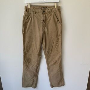 Carhartt Relaxed Fit Tan Work Jeans size 30” by 34”